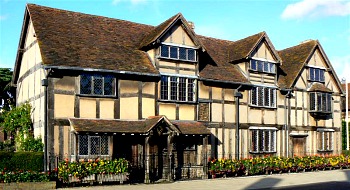 Stratford Upon Avon, birth place of William Shakespeare.