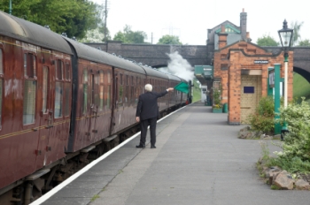 A UK Railway Train Station