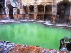 Booking a train from London to Bath is worth it even if only to see this ancient bath pool!