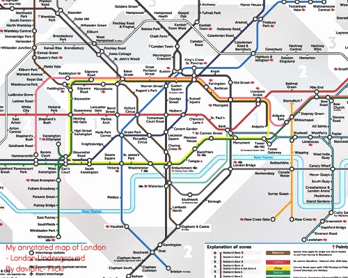 London Underground Tub Map Current